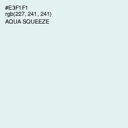 #E3F1F1 - Aqua Squeeze Color Image