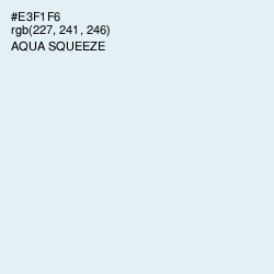 #E3F1F6 - Aqua Squeeze Color Image