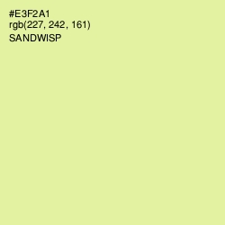 #E3F2A1 - Sandwisp Color Image