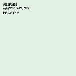 #E3F2E5 - Frostee Color Image