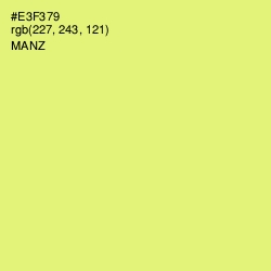 #E3F379 - Manz Color Image