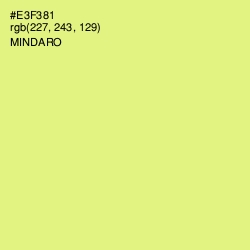 #E3F381 - Mindaro Color Image