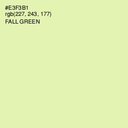 #E3F3B1 - Fall Green Color Image
