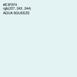 #E3F3F4 - Aqua Squeeze Color Image