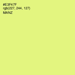 #E3F47F - Manz Color Image