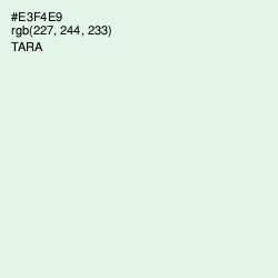 #E3F4E9 - Tara Color Image