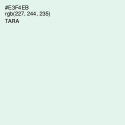 #E3F4EB - Tara Color Image