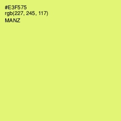 #E3F575 - Manz Color Image