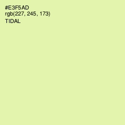 #E3F5AD - Tidal Color Image