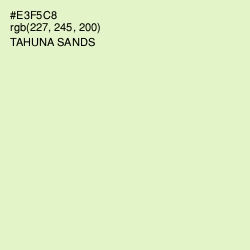 #E3F5C8 - Tahuna Sands Color Image