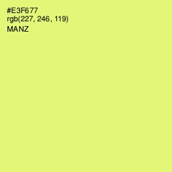 #E3F677 - Manz Color Image