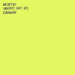 #E3F761 - Canary Color Image