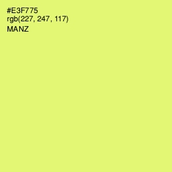 #E3F775 - Manz Color Image