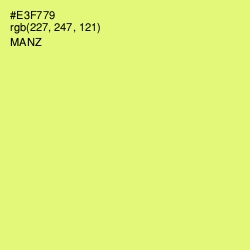 #E3F779 - Manz Color Image