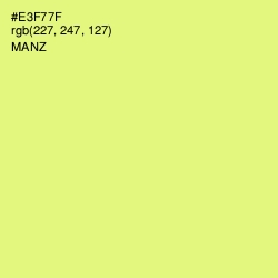 #E3F77F - Manz Color Image