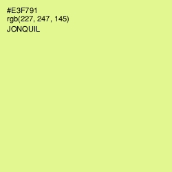 #E3F791 - Jonquil Color Image