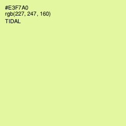 #E3F7A0 - Tidal Color Image
