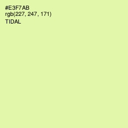 #E3F7AB - Tidal Color Image