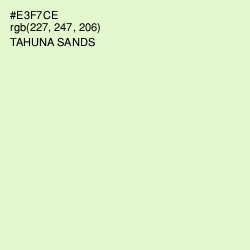 #E3F7CE - Tahuna Sands Color Image