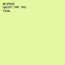 #E3F8A0 - Tidal Color Image