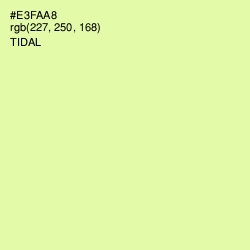 #E3FAA8 - Tidal Color Image