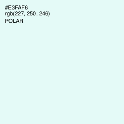 #E3FAF6 - Polar Color Image