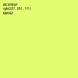 #E3FB6F - Manz Color Image