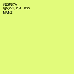 #E3FB7A - Manz Color Image