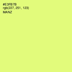 #E3FB7B - Manz Color Image