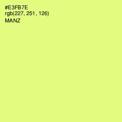 #E3FB7E - Manz Color Image