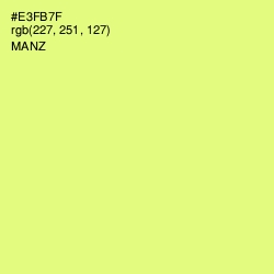 #E3FB7F - Manz Color Image