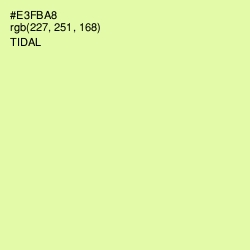 #E3FBA8 - Tidal Color Image