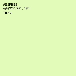 #E3FBB8 - Tidal Color Image