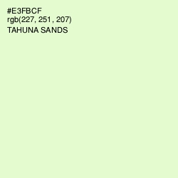 #E3FBCF - Tahuna Sands Color Image