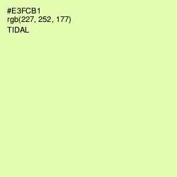 #E3FCB1 - Tidal Color Image