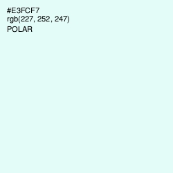#E3FCF7 - Polar Color Image