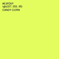 #E3FD5F - Candy Corn Color Image