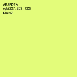 #E3FD7A - Manz Color Image