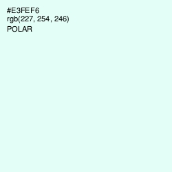 #E3FEF6 - Polar Color Image