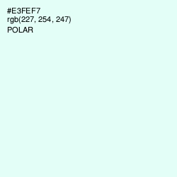 #E3FEF7 - Polar Color Image