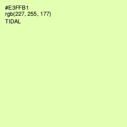 #E3FFB1 - Tidal Color Image