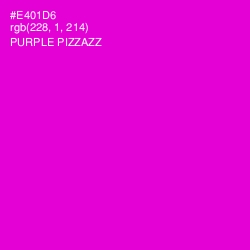 #E401D6 - Purple Pizzazz Color Image