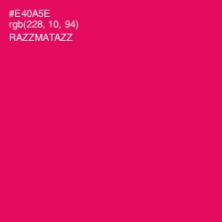 #E40A5E - Razzmatazz Color Image