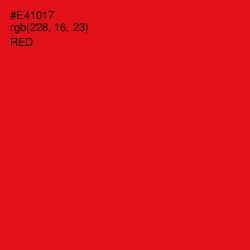 #E41017 - Red Color Image