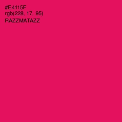 #E4115F - Razzmatazz Color Image