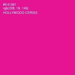 #E41391 - Hollywood Cerise Color Image