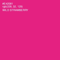 #E42081 - Wild Strawberry Color Image