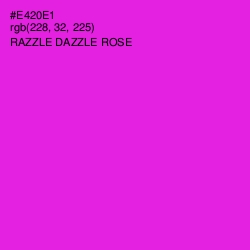 #E420E1 - Razzle Dazzle Rose Color Image