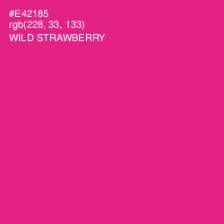 #E42185 - Wild Strawberry Color Image