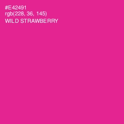 #E42491 - Wild Strawberry Color Image
